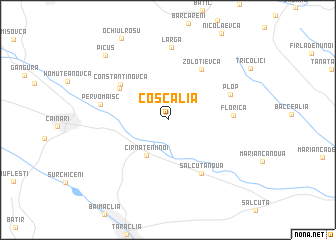 map of Coşcalia