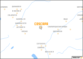 map of Coscapa