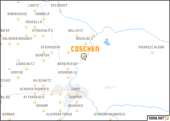 map of Coschen