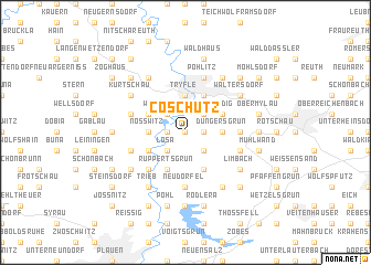 map of Coschütz