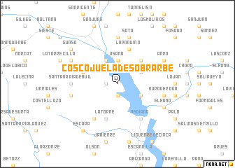 map of Coscojuela de Sobrarbe