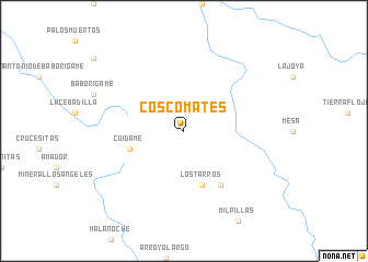 map of Coscomates