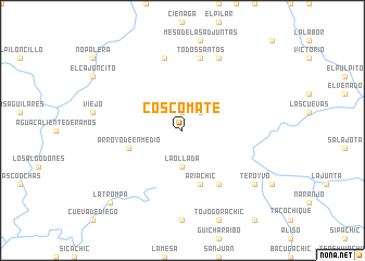 map of Coscomate