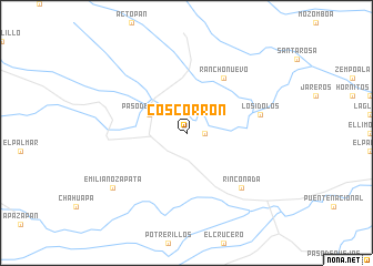map of Coscorrón