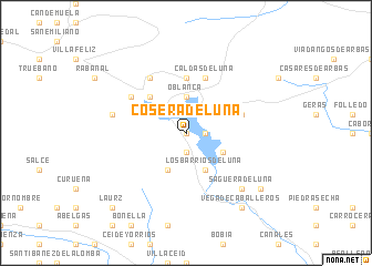 map of Cosera de Luna