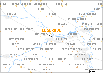 map of Cosgrove