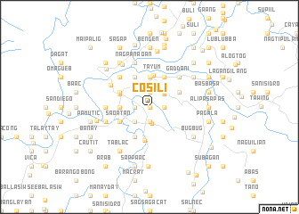 map of Cosili