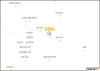 map of Cosil