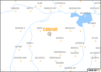 map of Coşkun