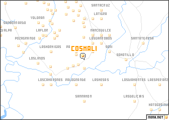 map of Cosmalí