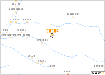 map of Cosma