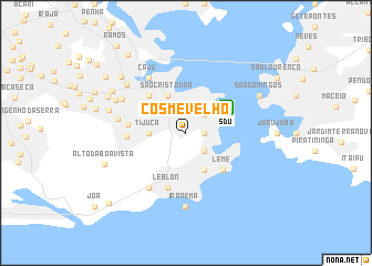 map of Cosme Velho