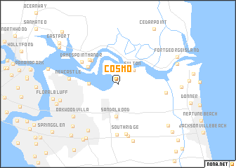 map of Cosmo