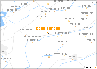 map of Coşniţa Nouă