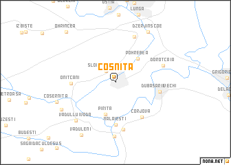 map of Coşniţa
