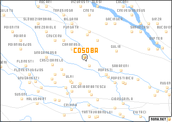 map of Cosoba