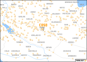 map of Ćoso