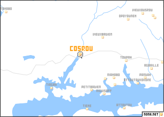 map of Cosrou