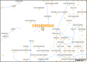 map of Cossarandim