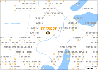 map of Cossarè