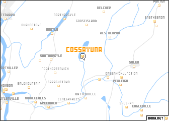 map of Cossayuna