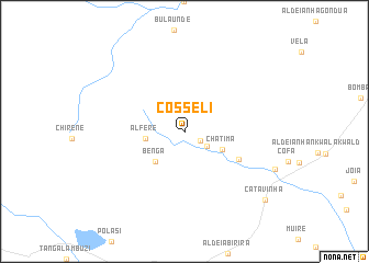 map of Cosséli