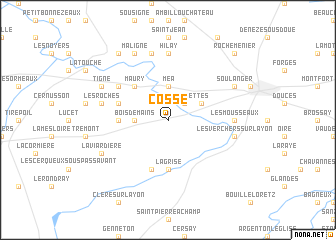 map of Cossé