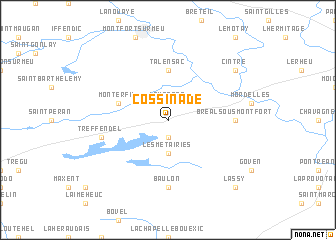 map of Cossinade