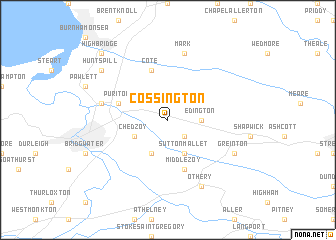 map of Cossington