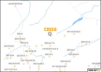 map of Cossó