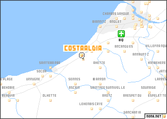 map of Costa Aldia