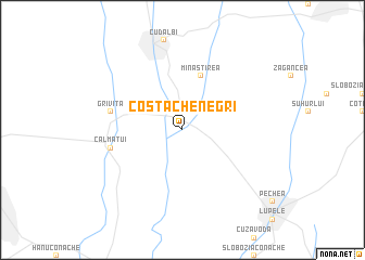 map of Costache Negri