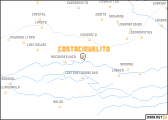 map of Costa Ciruelito