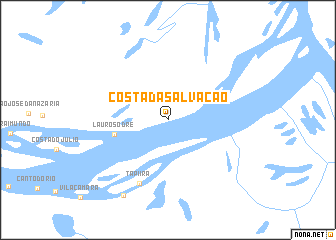 map of Costa da Salvação