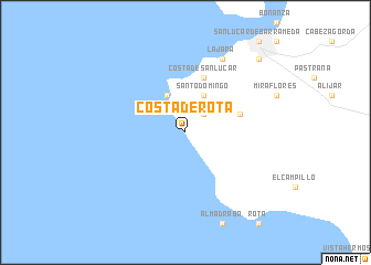 map of Costa de Rota