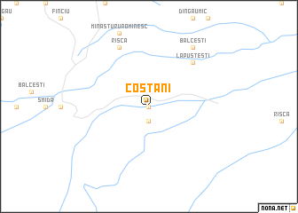 map of Costani