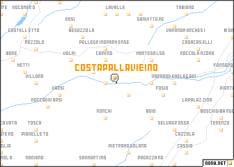 map of Costa Pallavieino