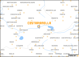 map of Costapianella