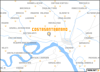 map of Costa Santʼ Abramo