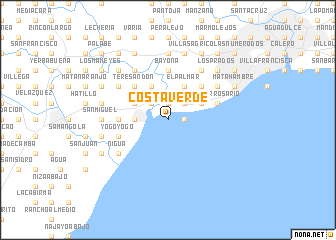 map of Costa Verde
