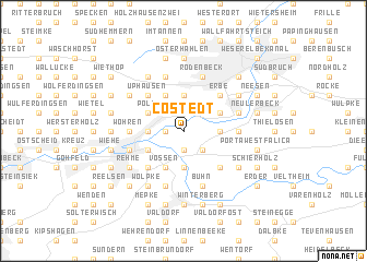 map of Costedt