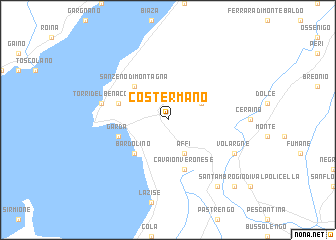 map of Costermano