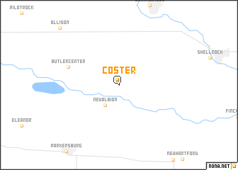 map of Coster