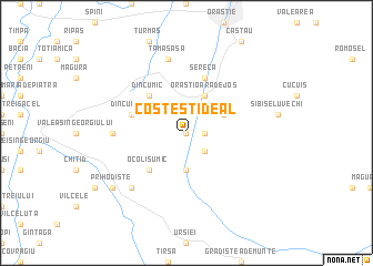 map of Costeşti-Deal