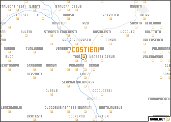 map of Costieni