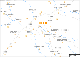 map of Costilla