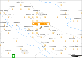 map of Costineşti