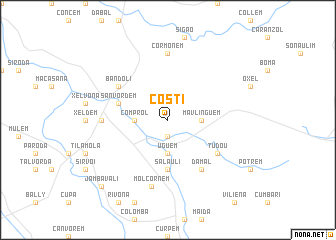 map of Costi