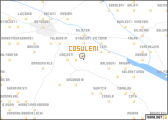 map of Coşuleni