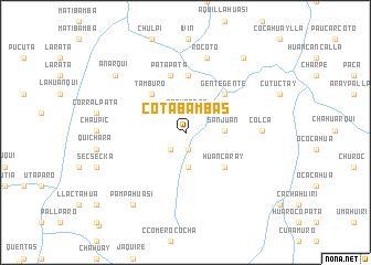 map of Cotabambas